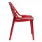 Cornelia Set of 4 Dining Chairs C18TR in Red by LeisureMod