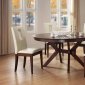 Distressed Walnut Finish Contemporary 5Pc Dinette Set