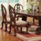 Cherry Matte Finish Classic 5Pc Dining Set w/Optional Items