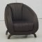 Dark Brown Fabric Modern Sofa Bed w/Optional Loveseat & Chair