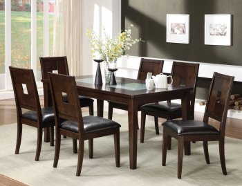 CM3093T Primrose I Dining Table in Dark Oak w/Options [FADS-CM3093T Primrose I]