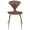 Vortex Dining Chair Set of 4 in Dark Walnut by Modway