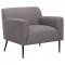 Darlene Accent Chair 905640 in Gray Fabric by Coaster