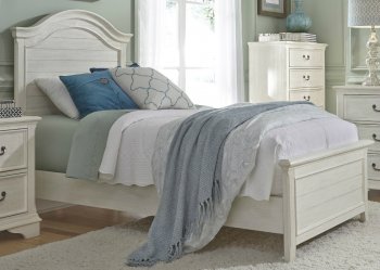 Bayside Youth Bedroom 249-YBR 4Pc Set in Antique White Liberty [LFKB-249-YBR-Bayside]