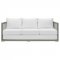 Aura Outdoor Patio Sofa 2923 in Gray & White by Modway w/Options