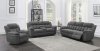 Bahrain Power Motion Sofa 609541P Charcoal by Coaster w/Options