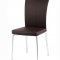 Alice Dining Chairs Set of 2 White, Black or Brown - Whiteline