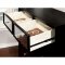 Juilliard CM7056BK Bedroom in Black w/Leatherette Bed & Options