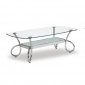 T559 Coffee Table & 2 End Tables Set by Global in Chrome