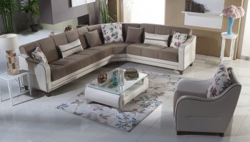 Minas Nepal Estel Vizon Sectional Sofa by Istikbal w/Options [IKSS-Minas Nepal Estel Vizon]