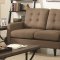 Kesson Sofa & Loveseat Set in Brown 505377 by Coaster w/Options