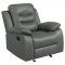 Nova Motion Sofa & Loveseat 602531 in Dark Gray by Coaster