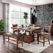 Wichita Counter Ht Dining Table CM3061PT in Light Walnut