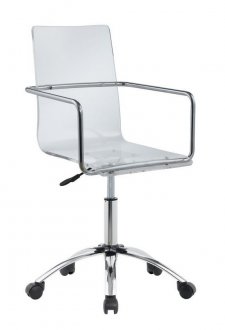 Caraway 801436 Office Chair w/Clear Acrylic Seat by Coaster