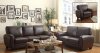 Rubin Sofa & Loveseat Set 9734DB by Homelegance in Dark Brown