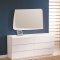 White Finish Contemporary Bedroom Set