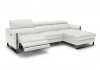 Vella Premium Power Motion Sectional Sofa in Leather by J&M