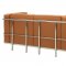 Charles Petite Leather Sofa in Tan by Modway w/Options