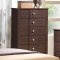 21940 Racie Bedroom 5Pc Set in Dark Merlot by Acme w/Options