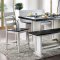 Nekoma 3Pc Counter Ht Dining Set CM3195PT in Espresso & White