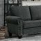 Cornelia Sectional Sofa 8216DG in Dark Gray by Homelegance
