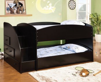 CM-BK921BK-T Merrit Bunk Bed in Black [FAKB-CM-BK921BK-T Merrit]