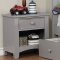 Caren 4Pc Youth Bedroom Set CM7902GY in Gray w/Options