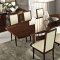 Roma Dining Table in High Gloss Walnut by ESF w/Options