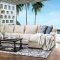 Marisol Sectional Sofa SM1113 in Ivory Fabric w/Options