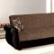 Milano Sofa Bed in Brown Microfiber by Rain w/Optional Items