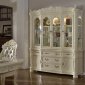 Madrid 702 Buffet with Hutch in Pearl White