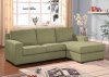 05915 Vogue Sage Microfiber Reversible Sectional Sofa by Acme