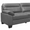 Denizen Sofa & Loveseat Set 9537DGY Dark Gray - Homelegance