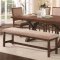 104291 Camila Dining Table in Nutmeg by Coaster w/Options