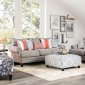 Talluhah Sofa SM8130 in Gray Woven Fabric w/Options