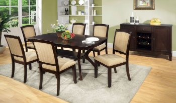 CM3550T Ellendale Dining Table in Espresso w/Optional Items [FADS-CM3550T Ellendale]