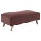 Elizabeth Extra Long Sofa 503957 in Wine Corduroy by Coaster