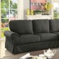 Badalona II Sectional Sofa CM6377GY in Gray Linen-Like Fabric