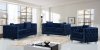 Reese 648 Sofa in Navy Velvet Fabric w/Optional Items