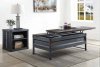 Cargo Coffee Table 3Pc Set 82365 Weathered Oak & Gunmetal - Acme