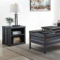 Cargo Coffee Table 3Pc Set 82365 Weathered Oak & Gunmetal - Acme