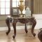 Jardena Coffee Table 81655 in Cherry Oak & Marble by Acme