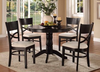 Clancy 5067 Dining Set 5Pc in Warm Black by Homelegance [HEDS-5067 Clancy]