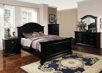 Black Finish Classic Newville Bedroom w/Options By Acme [AMBS-04740 Newville]