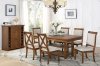 F2451 7Pc Dining Set in Oak & Ivory by Poundex w/Options