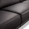 Darwin Sofa in Dark Brown Leather by VIG