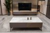 Mia Coffee Table in Walnut by Beverly Hills w/Storage