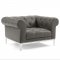 Idyll Sofa in Gray Leather by Modway w/Options