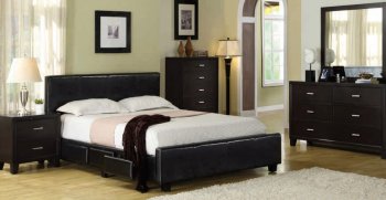 CM7009 Burlington Bedroom w/Leatherette Platform Bed & Options [FABS-CM7009 Burlington]