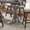 Amsonia 7Pc Counter Ht Dinette Set 5602-36 -Gray & Antique Black